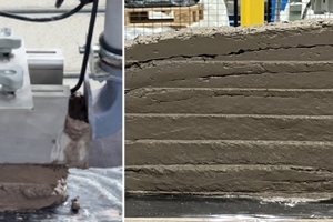  Fig. 9: Layer-by-layer deposition and printed specimen with six layers  