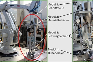  Fig. 7: Robot and printing system  