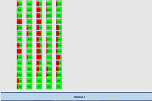  Fig. 1: Chamber preview with visualization of the percentage of rejects per production board 