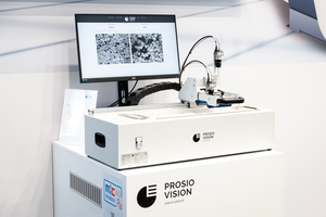  Fig. 1: The VC1 camera captures particle size and other parameters  