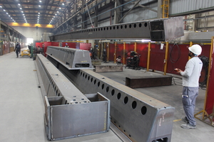  Among other things, the company produces the Deltabeam, a ceiling-level composite beam for multi-story buildings of all kinds, which is compatible with all ceiling systems and impresses with its high load-bearing capacity and large spans 