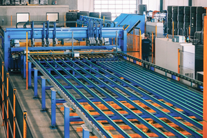  Fig. 1: The new M-System BlueMesh mesh welding plant in action 