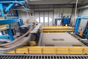  Fig. 1: 3D concrete printing in a new dimension: the SPI 3D printer – developed for large-format applications with maximum precision  