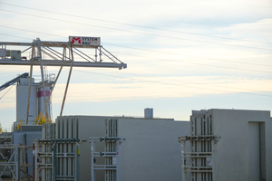  Fig. 1: Smart precast elements from Mischek Systembau prior to being transported to the construction site  