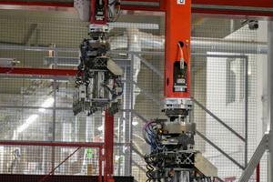  Fig. 4: The Wire Center processes reinforcing steel from the coil and inserts it in a fully automated process  