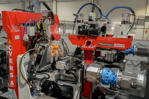  Fig. 5: The Versa lattice girder welding machine ensures flexible lattice girder production from the coil  