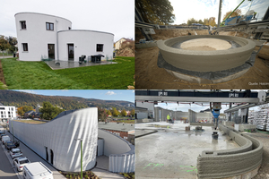  Fig. 1: Project examples from 3D building printing 