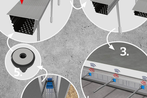  Fig. 1: The magnetic fasteners are simply inserted into the rails and strips – without any additional effort  