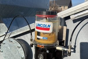  Central lubrication of the recycling screw RCS 6 