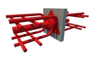  Fig. 5: Shear stud as a typical connection element in concrete construction, digitally modeled and parametrically described  