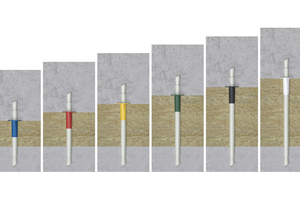  Fig. 4: Isolink C-Y for insulation thicknesses from 60 to 160 mm with a constant embedment depth  