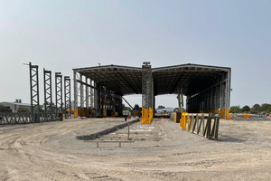  Abb. 4: Bau der neuen Produktionshalle in Littleport – Kombination aus konstruktiver Kompetenz und moderner Bewehrungstechnik  