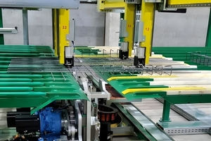  Abb. 6: Greifer-Traversen- und Biegesystem für flache und gebogene Bewehrungsmatten  