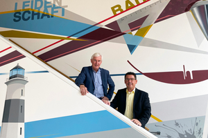  Nach drei Jahren, damals noch inseiner Funktion als Head of Sales &amp; Marketing White &amp; CSA Cement bei Dyckerhoff, stellte sich Martin Möllmann (links) erneut den Fragen der BFT-Chefredaktion 