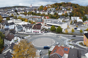  Fig. 1: The “Schleifmühlchen” intersection in Siegen underwent a complete renovation  