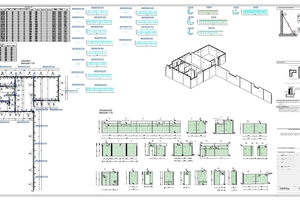 Fig. 12: Wöhrl uses the CAD software Autodesk Revit with the Progress BIMpro plug-in to generate data for double-wall production  