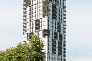  Fig. 5: Torre Parko near Milan was among the projects presented at the Green Code Precast Days. The 21-story residential building was constructed using Green Code precast concrete elements from Progress AG  