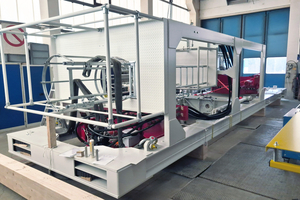  The RP 1230 radial press prior to shipment to the new P.V. plant 