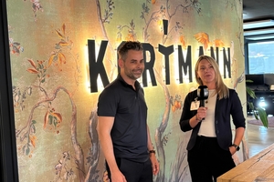  On October 8, Kortmann Beton GmbH (shown here: Managing Director Julian Krümpel in an interview with BFT editor Kristin Hanneforth) opened its doors for the BFT Mixing Technology Forum 