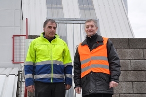  Produktionsleiter Bernhard Weber (links) und Gasus-Geschäftsführer Herbert Ehard  