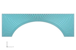  Fig. 8 NLFEA results using the homogenous model. 