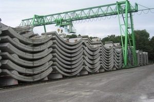  Fig. 5 Outdoor storage area at Dachser plant. 