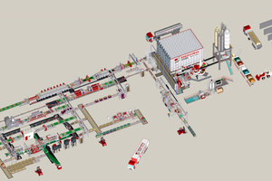  Hermetic Tile Plant with combined tile/paver high finishing 