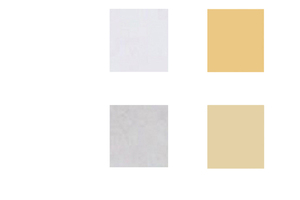  Mit weißem Zement lassen sich bei gleicher Farbe (hier Ocker) und gleicher Pigmentmenge (hier 4 % vom Zementwert) brillantere Farbergebnisse erreichen 