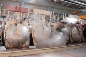  Fig. 5 Autoclaves in an autoclaved aerated concrete plant (Wehrhahn). 