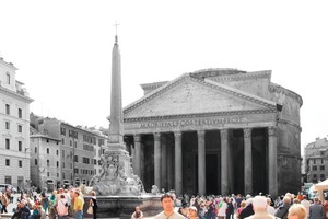  Abb. 2 Das wohl bekannteste nachhaltige Betonbauwerk der Welt: der Pantheon in Rom. 