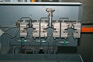  Fig. 8 The tool magazine, ­whereas the milling robot takes the required milling tools. 