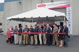  Official opening of the plant at the end of September 2015 