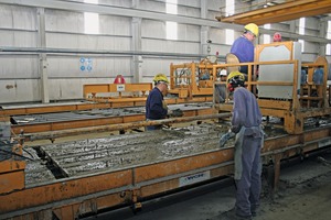  … the fresh concrete can be poured into the molds 