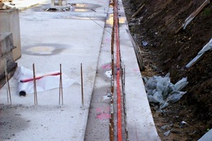 The injection channel of the Drytech system, installed at the floor-wall interface  