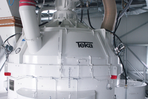  Centerpiece of the new production hall is the heavy-duty planetary mixer type TPZ 3,000 supplied by Teka  