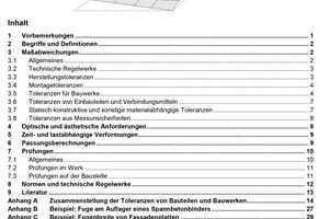  Das 36 Seiten umfassende FDB-Merkblatt Nr. 6 über Toleranzen und Passungs­berechnungen für Betonfertigteile (09/2015)  