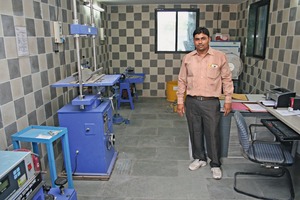  All incoming raw ­materials are tested in the company’s own testing laboratory ­using Heico testing equipment 