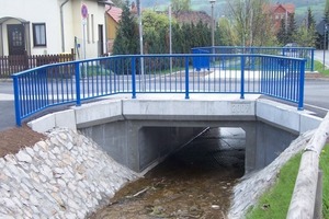  Fig. 1 New built replacement of the bridge across the Steinbach creek. 