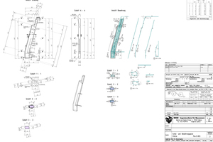  Schal- und Bewehrungsplan einer Stütze aus Allplan Precast  