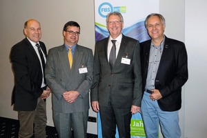  From left to right: Hans-Georg Müller, Nikolaus Eiden, Erich Valtwies and Jürgen Röser (Cornelia Reiff is missing in the photo) 