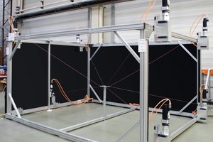  Fig. 2 Concept for the automated handling and loading of concrete elements using a wire robot. 