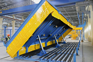  The new plant at Ulyanovsk also includes two tilt tables equipped with a compaction and heating system  