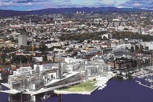  Im neuen Stadtentwicklungsgebiet von Tjuvholmen in der Hafenregion von Oslo wurde die Mehrzahl der gegenwärtig im Bau befindlichen Betongründungen einer probabilistischen Dauerhaftigkeitsbemessung und leistungsorientierten Qualitätskontrolle des Betons unterzogen.<br /> 