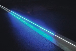  Fig. 7:   RGB light strip at night 
