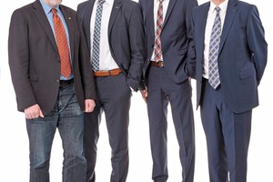  The Executive Board of Sofistik AG (from left): Casimir Katz, Frank Deinzer, Stefan Maly, Thomas Fink 