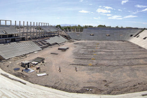  Gesamtbild des Stadions von San Juan 