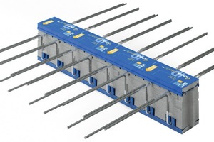  Ein kompakter Dämmkörper und eine schlanke Konstruktion mit bündig anliegenden Drucklagern sichern einen einfachen Einbau des Isokorb auf der Baustelle 