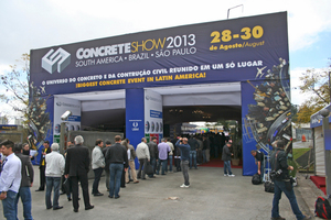  Enjoying perfect weather, the organizers of the Concrete Show were pleased about the great rush of visitors  