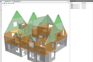  4The TIM Assembler visualizes the construction steps. It shows how the building grows virtually 