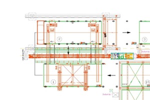  Fig. 5a and b The shuttering robot is replaced by an MFSR at Guggenbauer of Germany.  